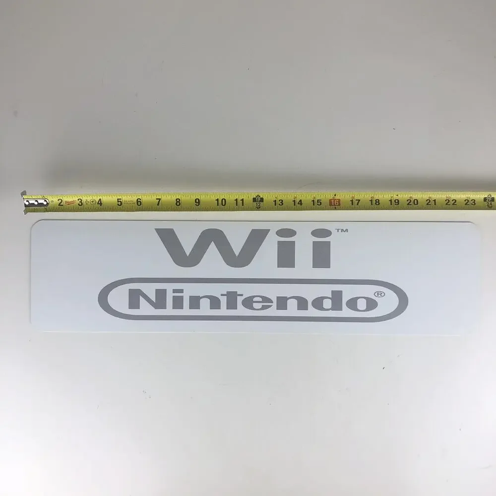 New Nintendo Wii Display Aluminum Sign 6